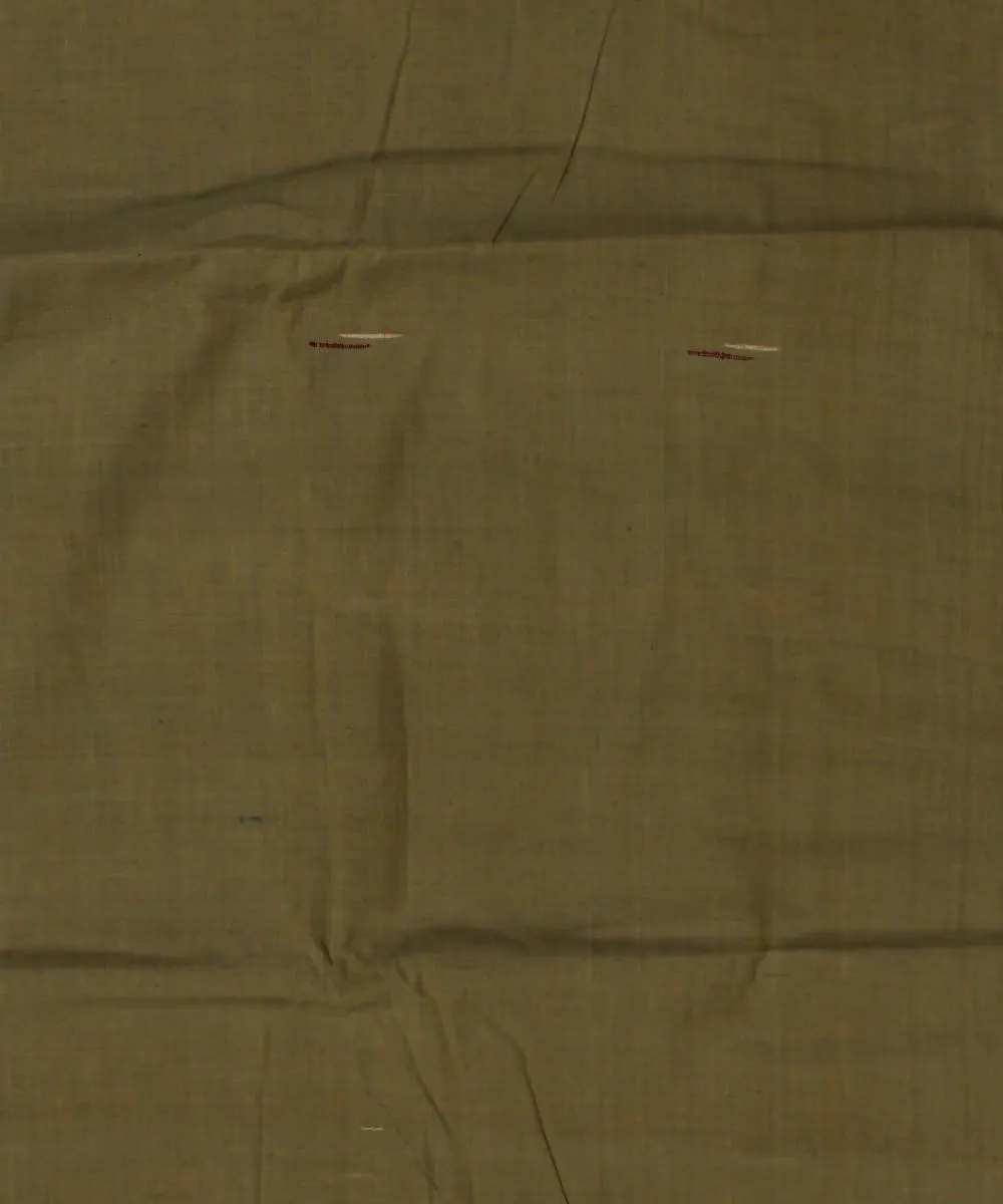 0.65m Light green handloom cotton fabric