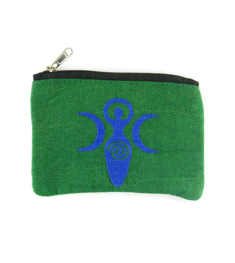 2-Tone Triple Moon Goddess Coin Purse