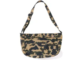 A Bathing Ape 1st Camo Cordura Shoulder Bag in Yellow xld