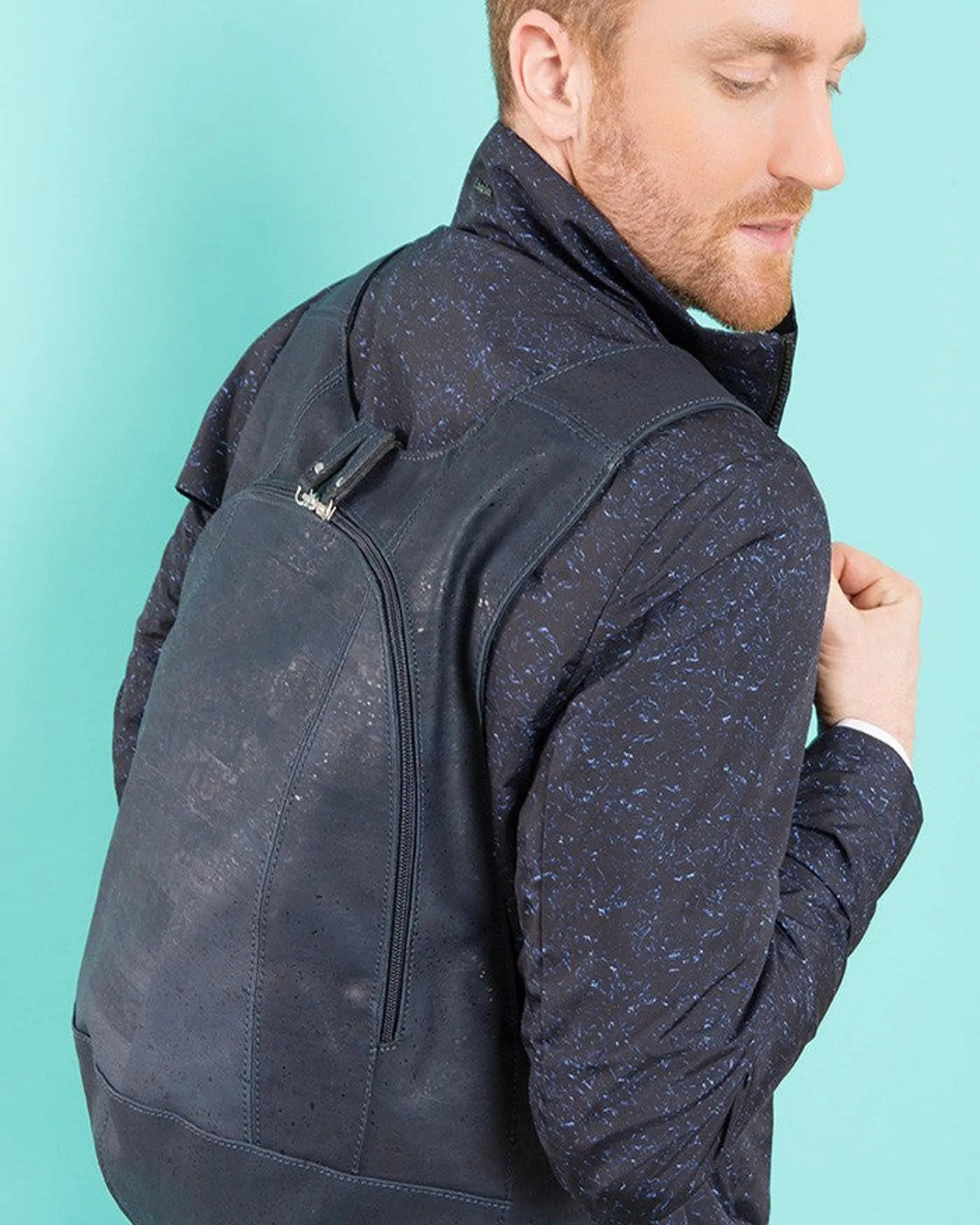 ARSAYO Suber Backpack | Navy Cork