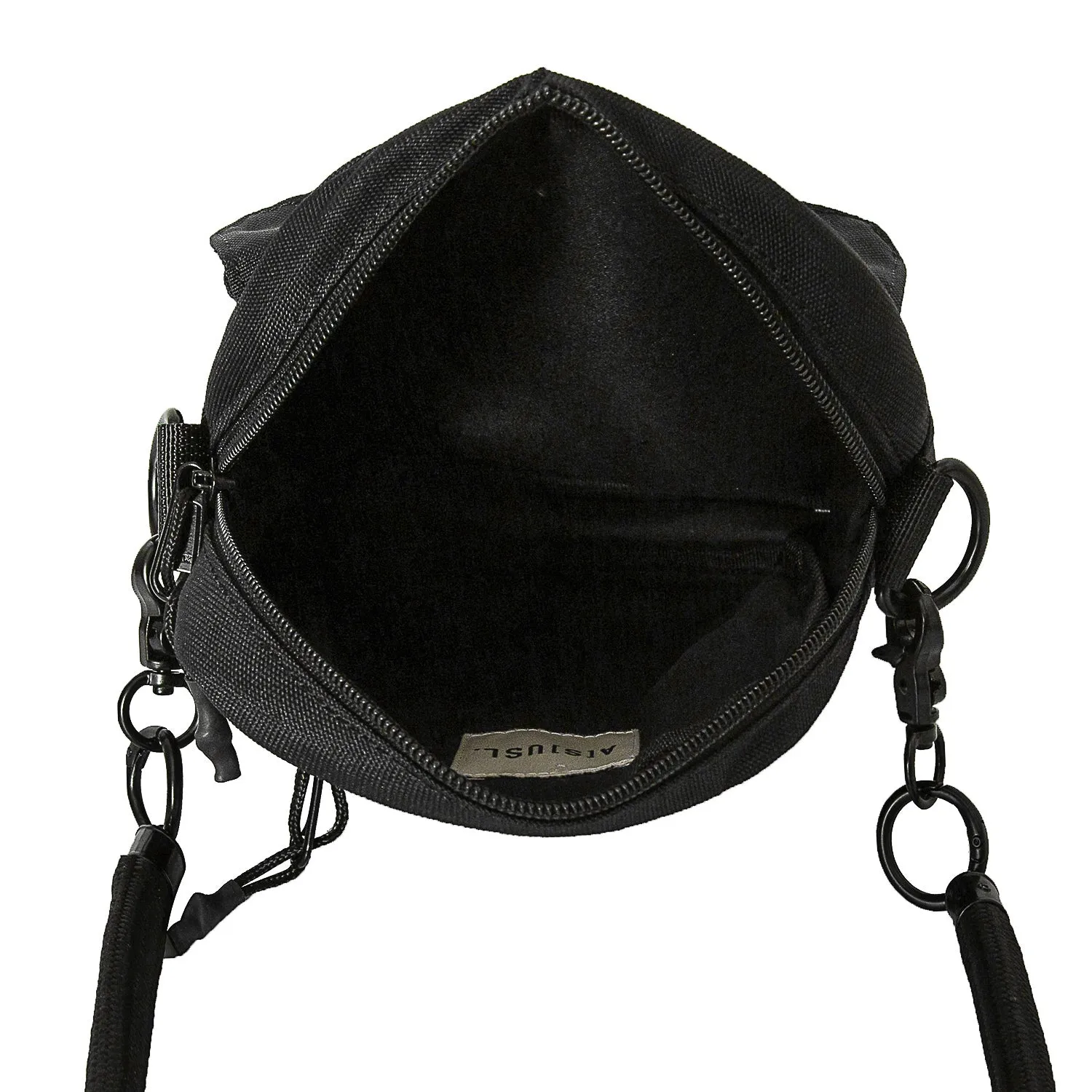 A[S]USL ASUSL LOGO MULTI POCKET SHOULDER BAG-BLACK