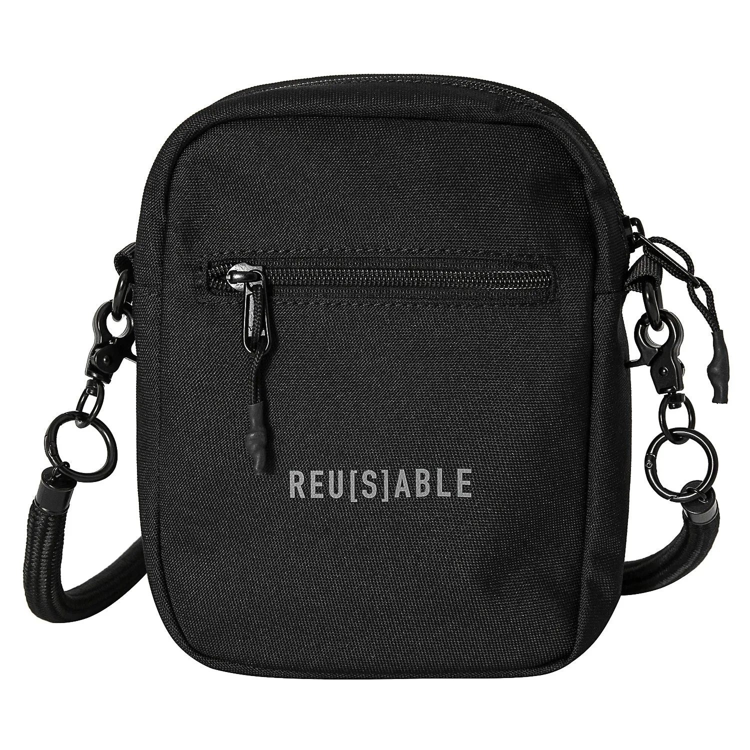 A[S]USL ASUSL LOGO MULTI POCKET SHOULDER BAG-BLACK