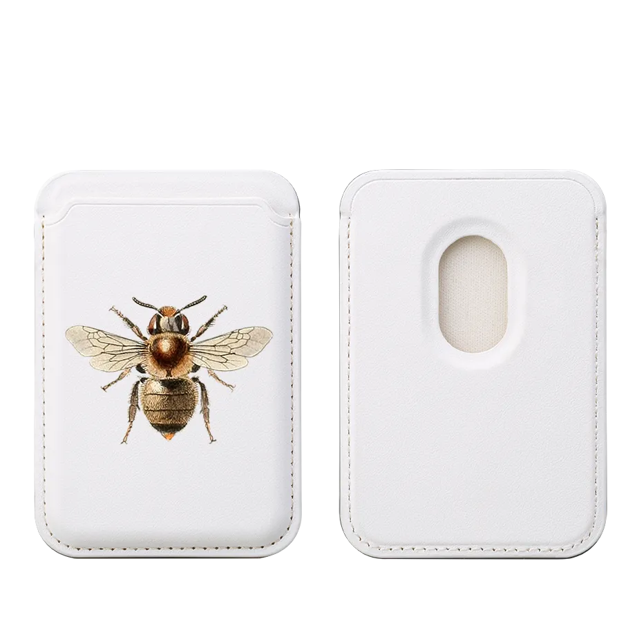 Bee V MagSafe Wallet- White