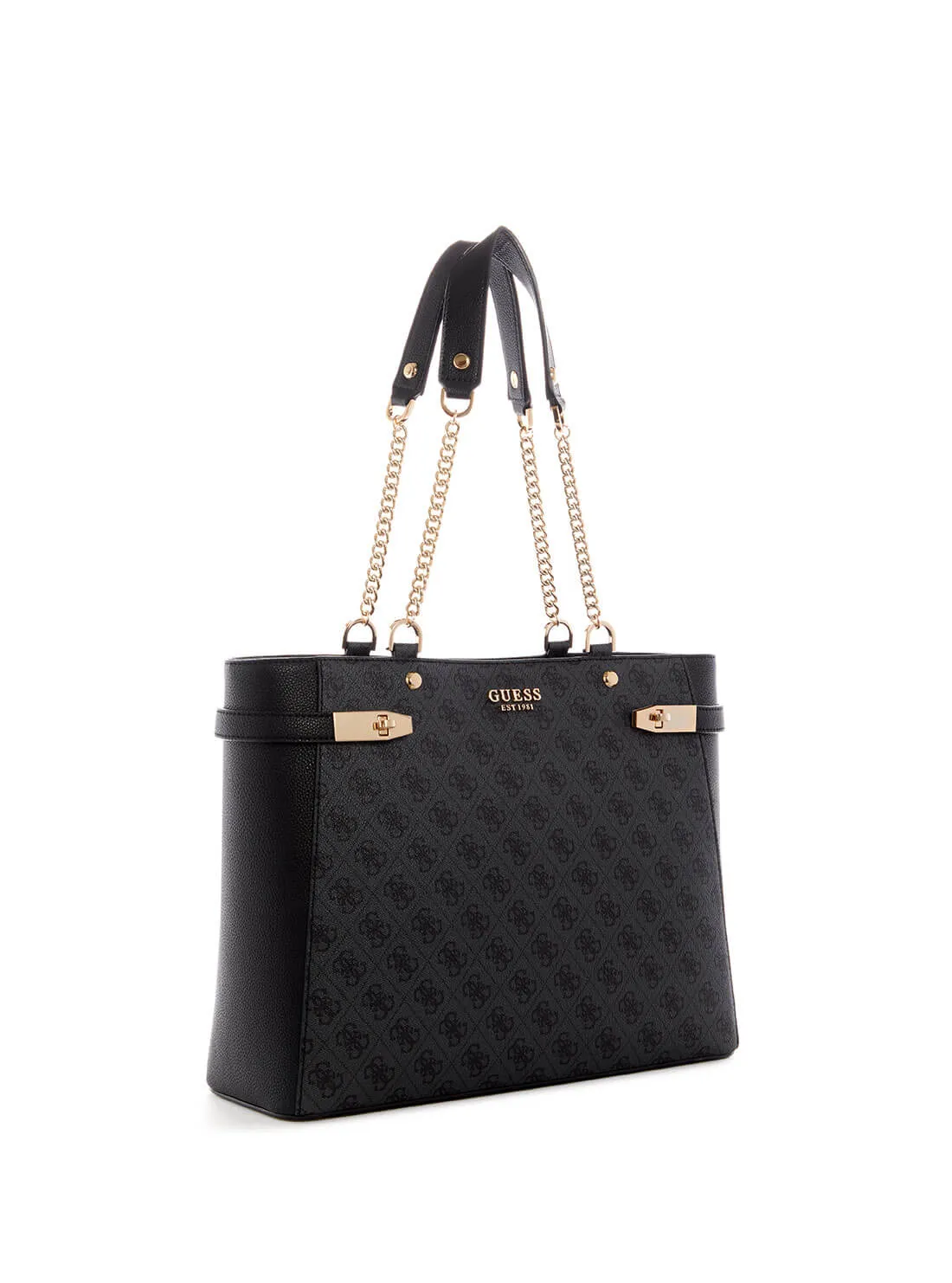 Black Logo Zadie Girlfriend Tote Bag