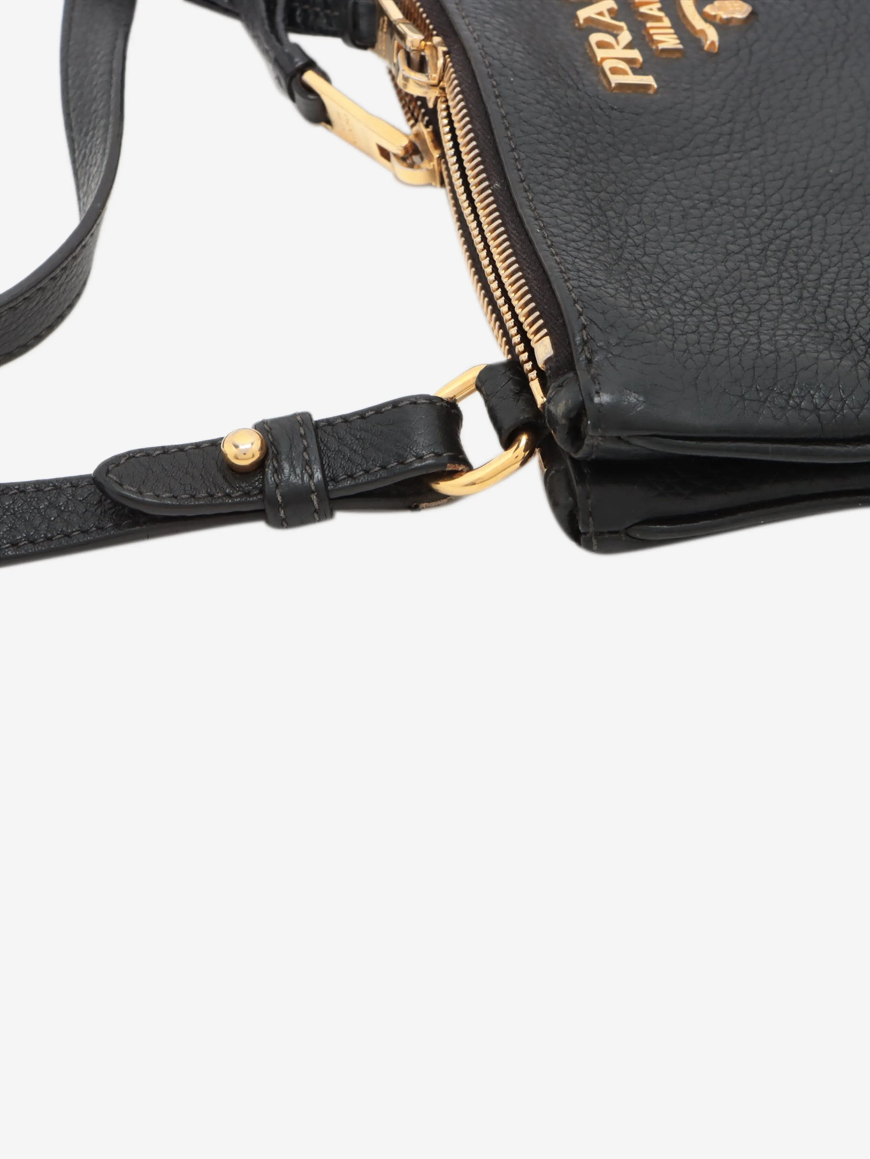 Black Vitello Phenix shoulder bag