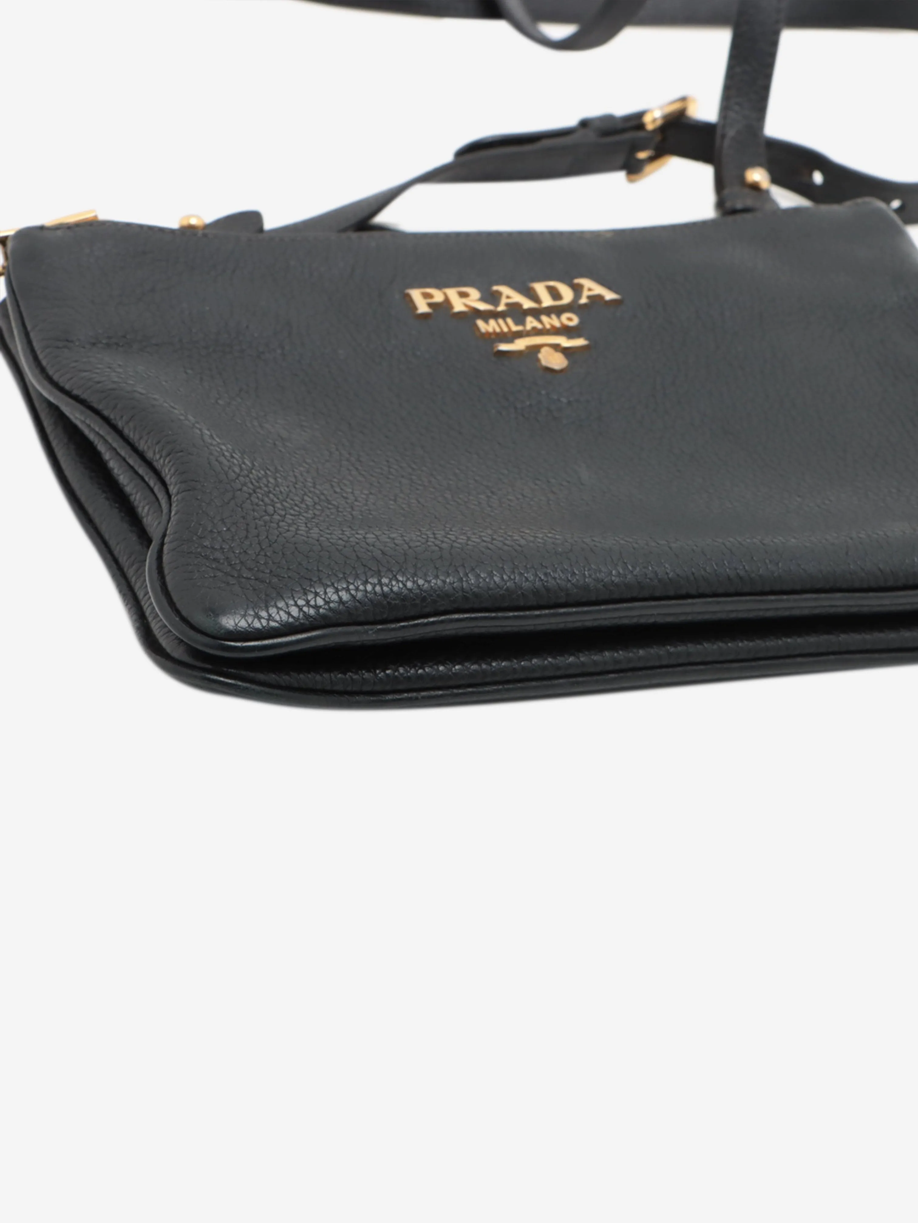 Black Vitello Phenix shoulder bag