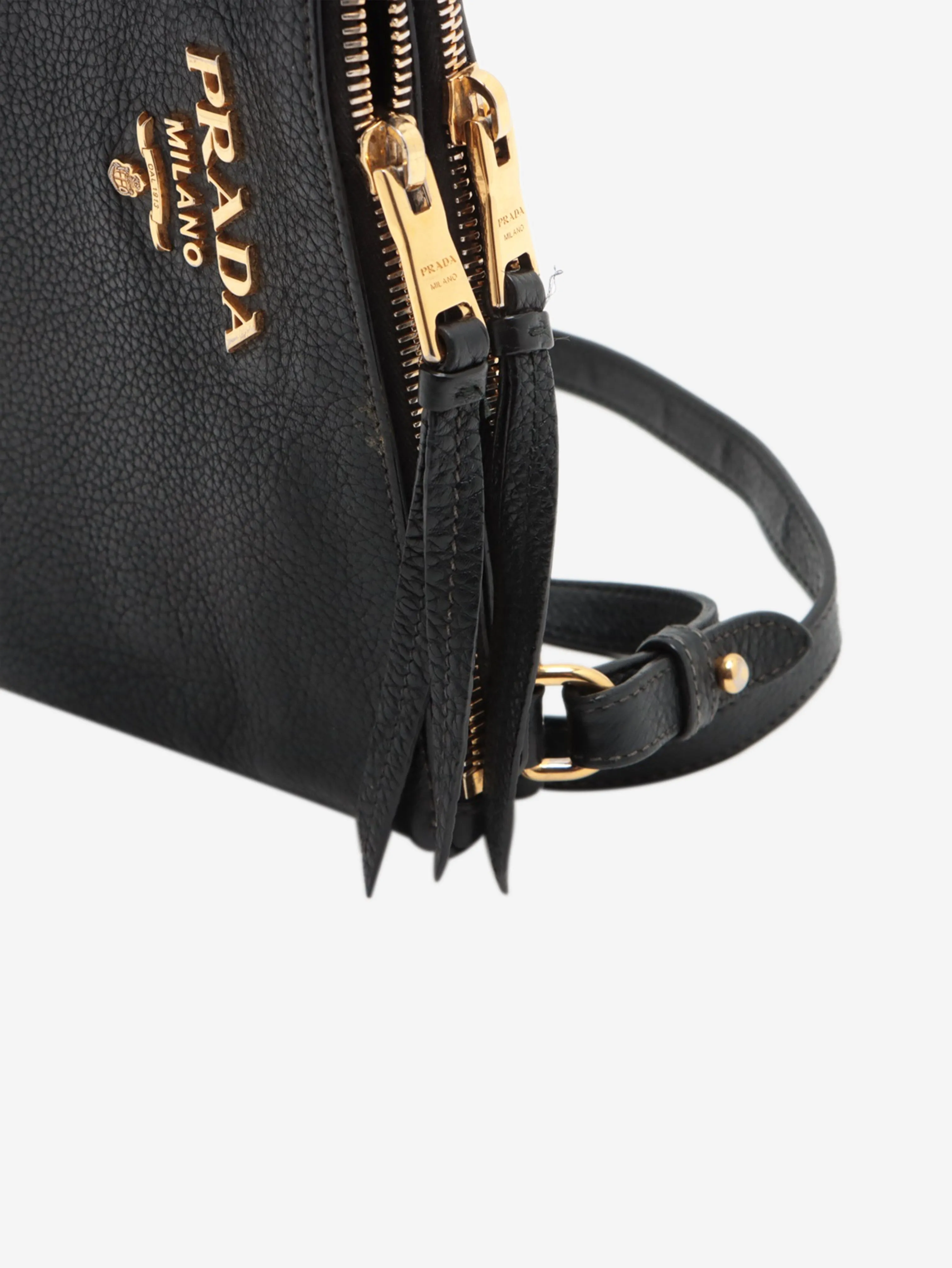 Black Vitello Phenix shoulder bag