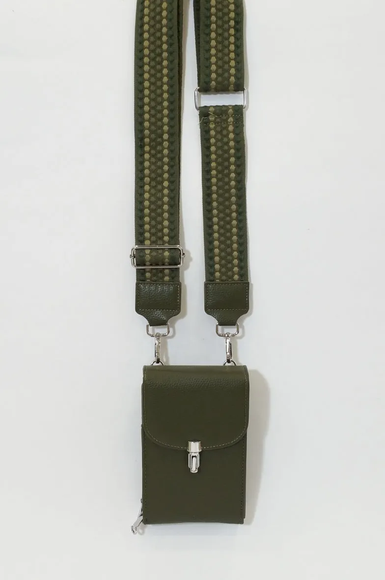 Blair Phone Bag in Khaki