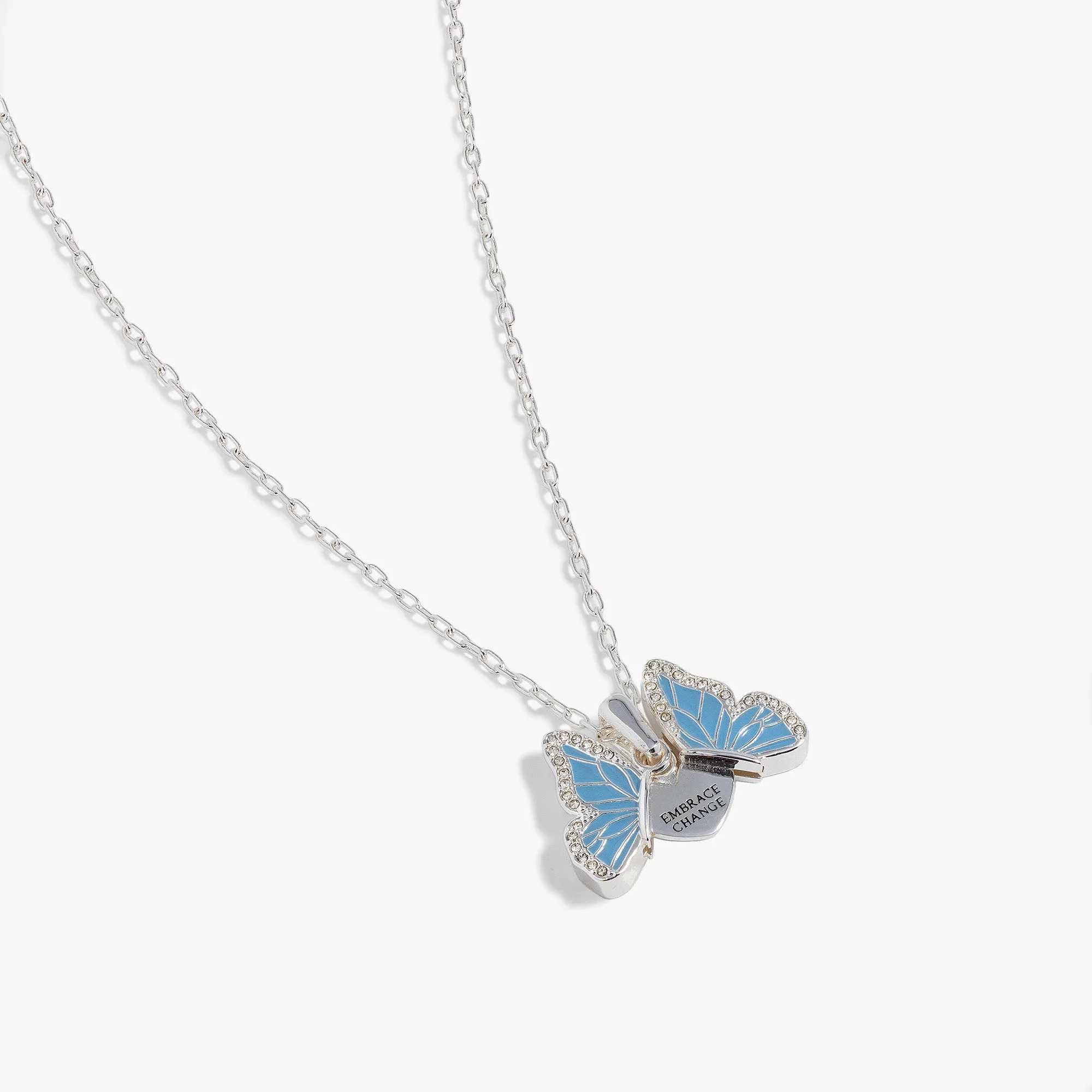 Butterfly Mantra Necklace