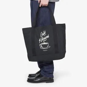 Café Kitsuné Coffee Cup Tote Bag Black