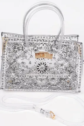 Clear Bandana Purse