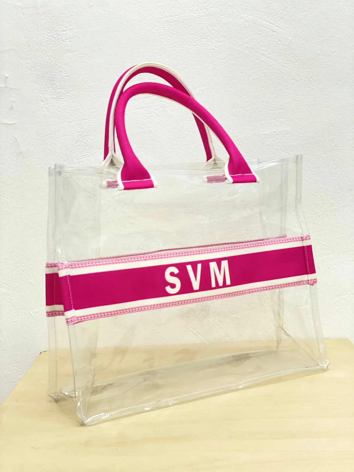 Clear Handbag Stripes