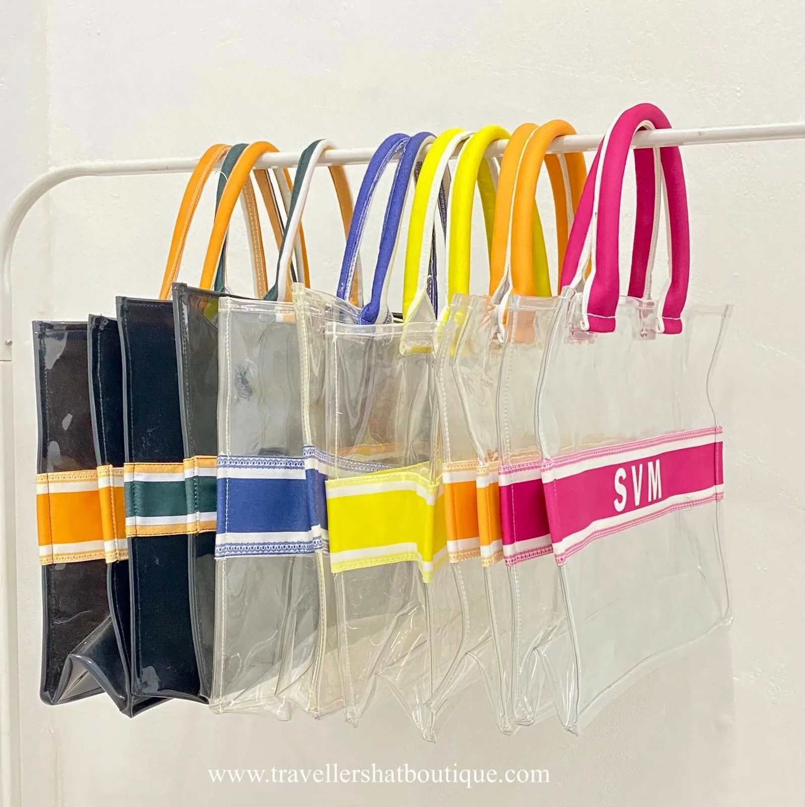 Clear Handbag Stripes