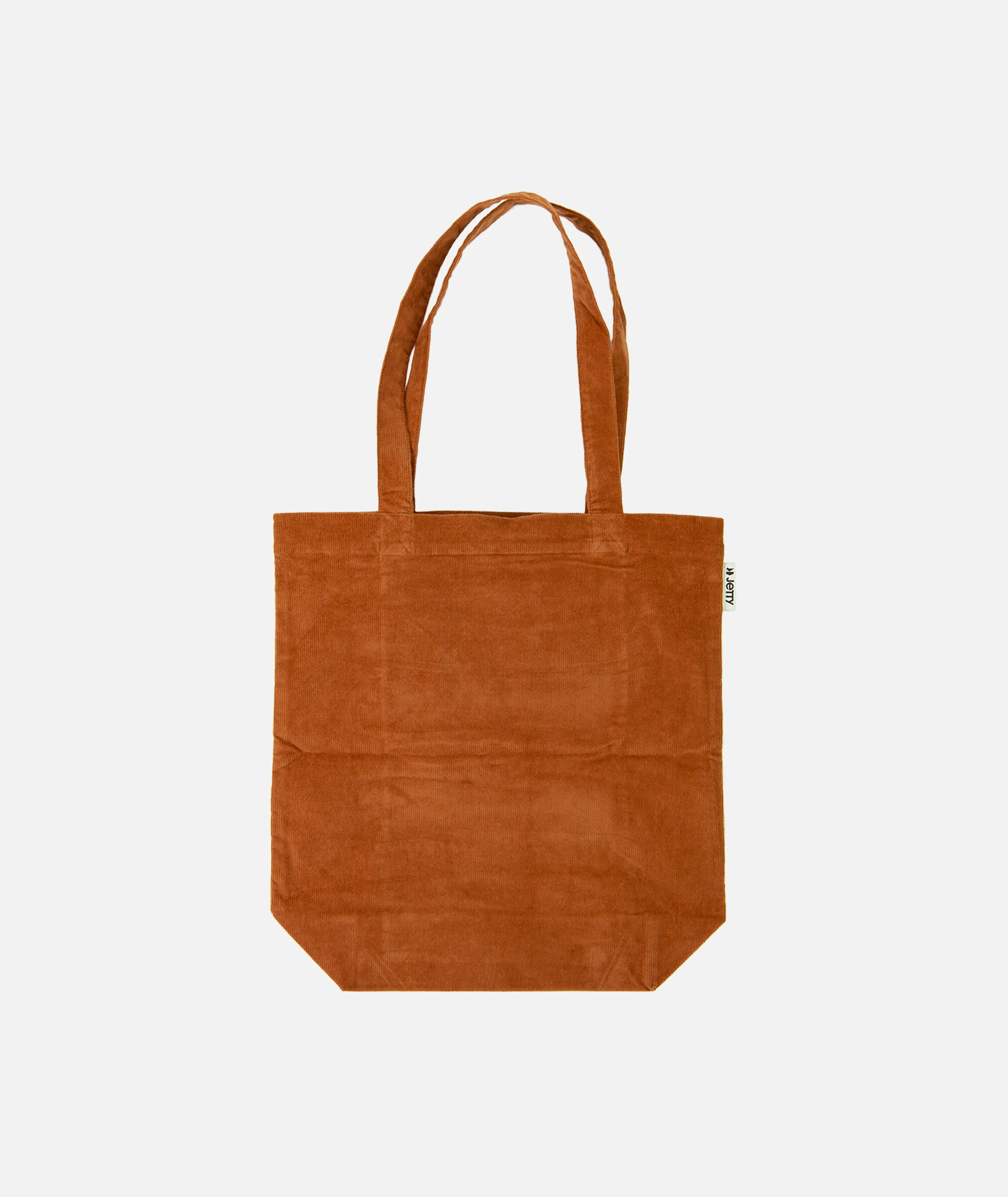 Corduroy Simple Tote - Rust