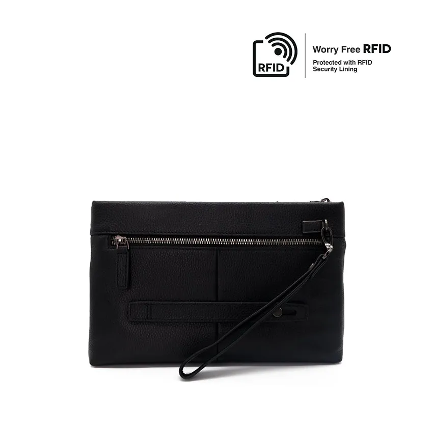 Farid Clutch Men's Bag - Black