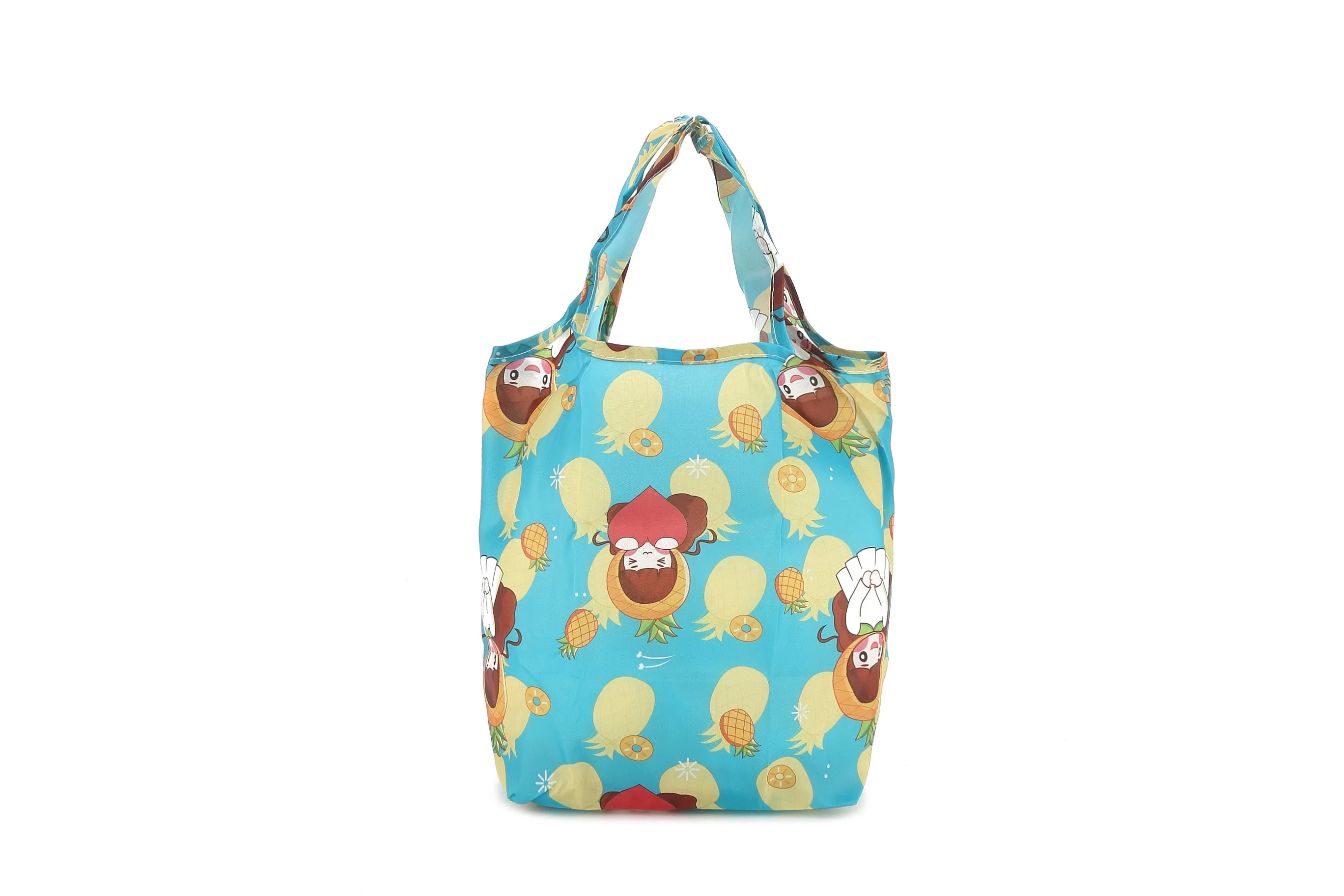 Foldable Bag Joy Cute Girl Hawai'i Blue