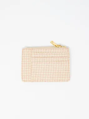 Hallie Houndstooth Card Holder