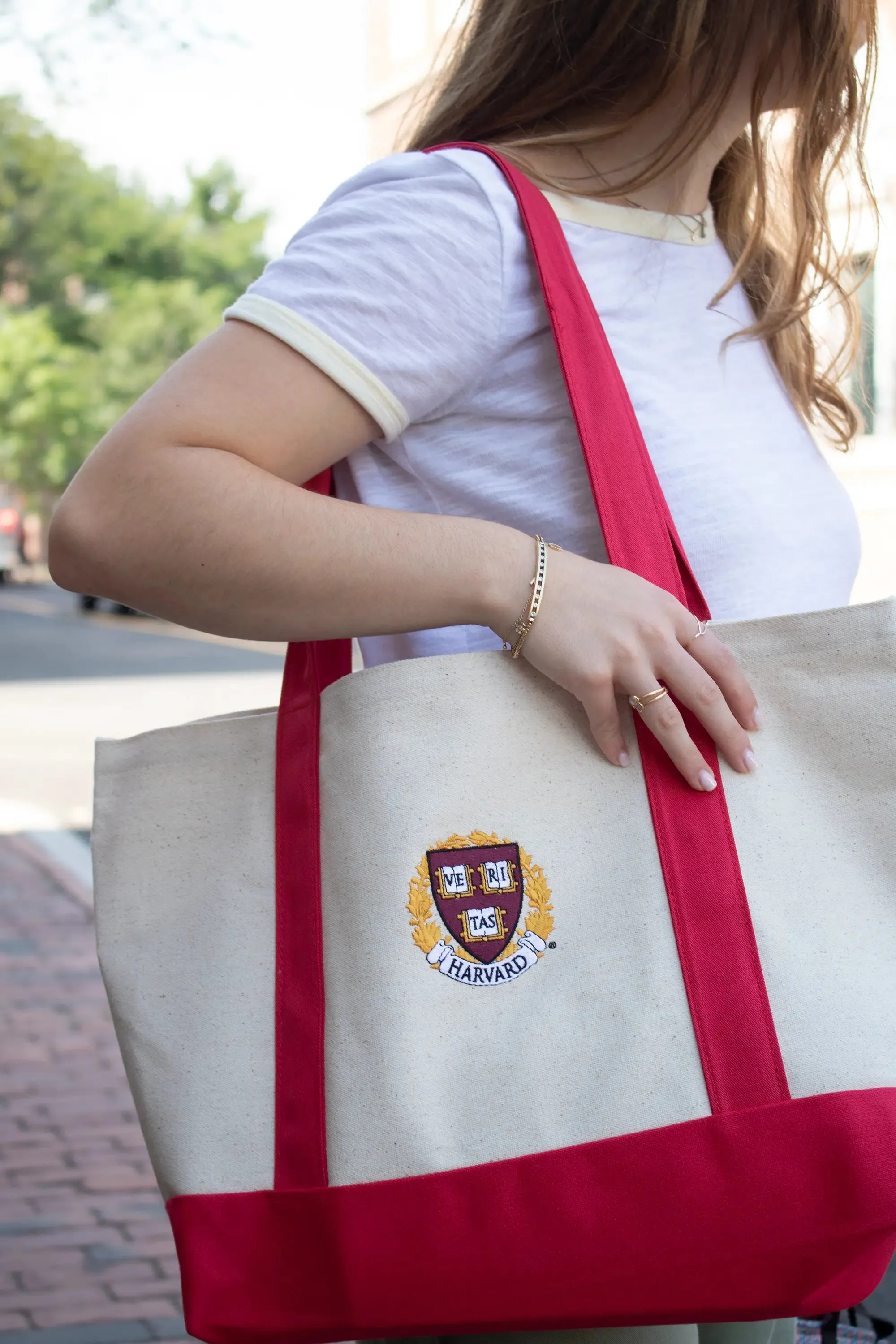 Harvard Crest Tote Bag