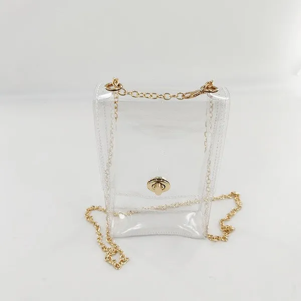 HOLD MY PHONE CLEAR CROSSBODY PURSE [ONLINE EXCLUSIVE]