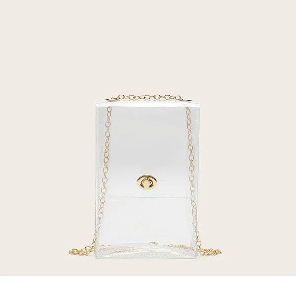 HOLD MY PHONE CLEAR CROSSBODY PURSE [ONLINE EXCLUSIVE]