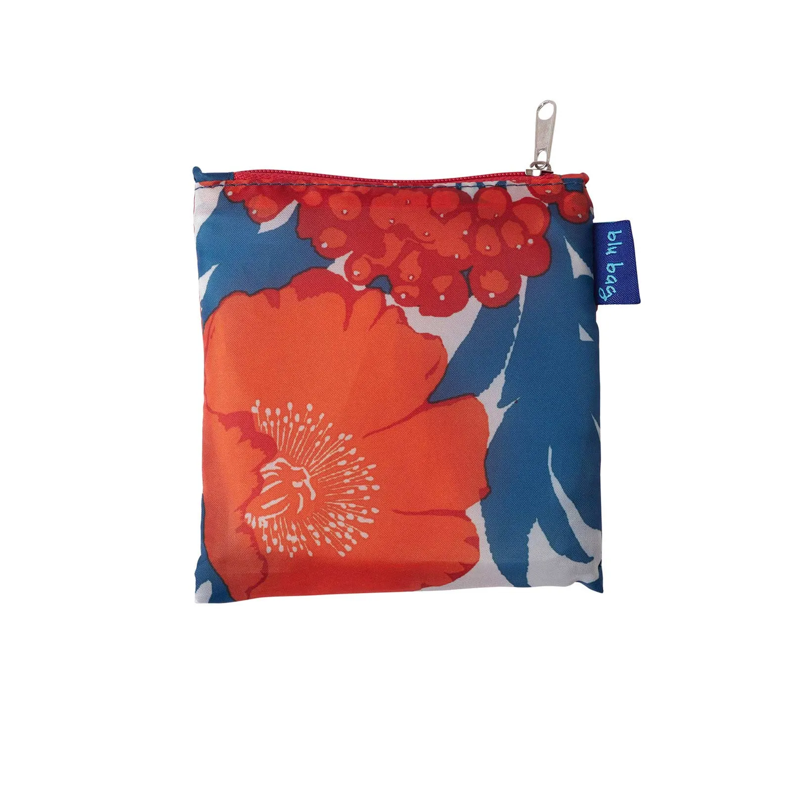 Icelandic Poppies Blu Bag Reusable Shopping Bag - Machine Washable