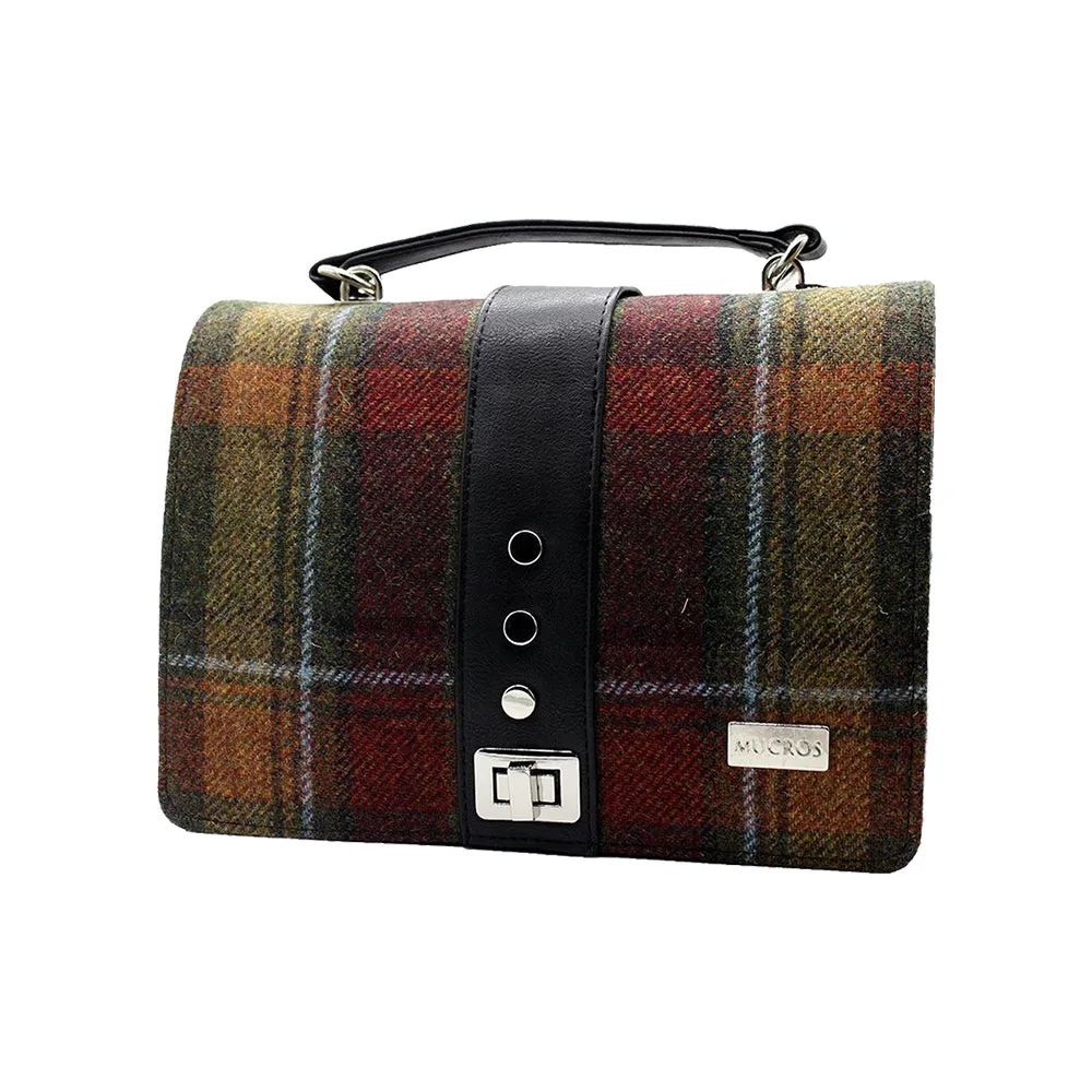 Irish Tweed and Leather Fiona Clutch Bag