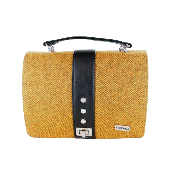 Irish Tweed and Leather Fiona Clutch Bag