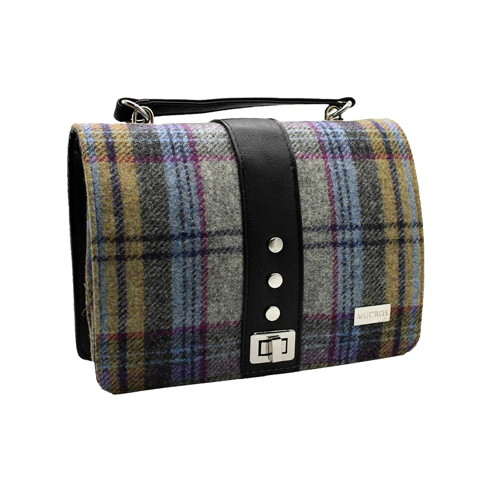 Irish Tweed and Leather Fiona Clutch Bag