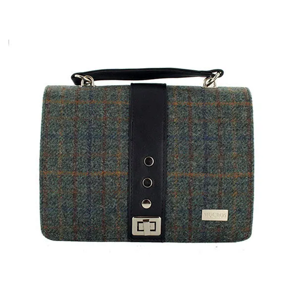 Irish Tweed and Leather Fiona Clutch Bag