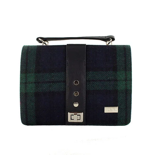 Irish Tweed and Leather Fiona Clutch Bag