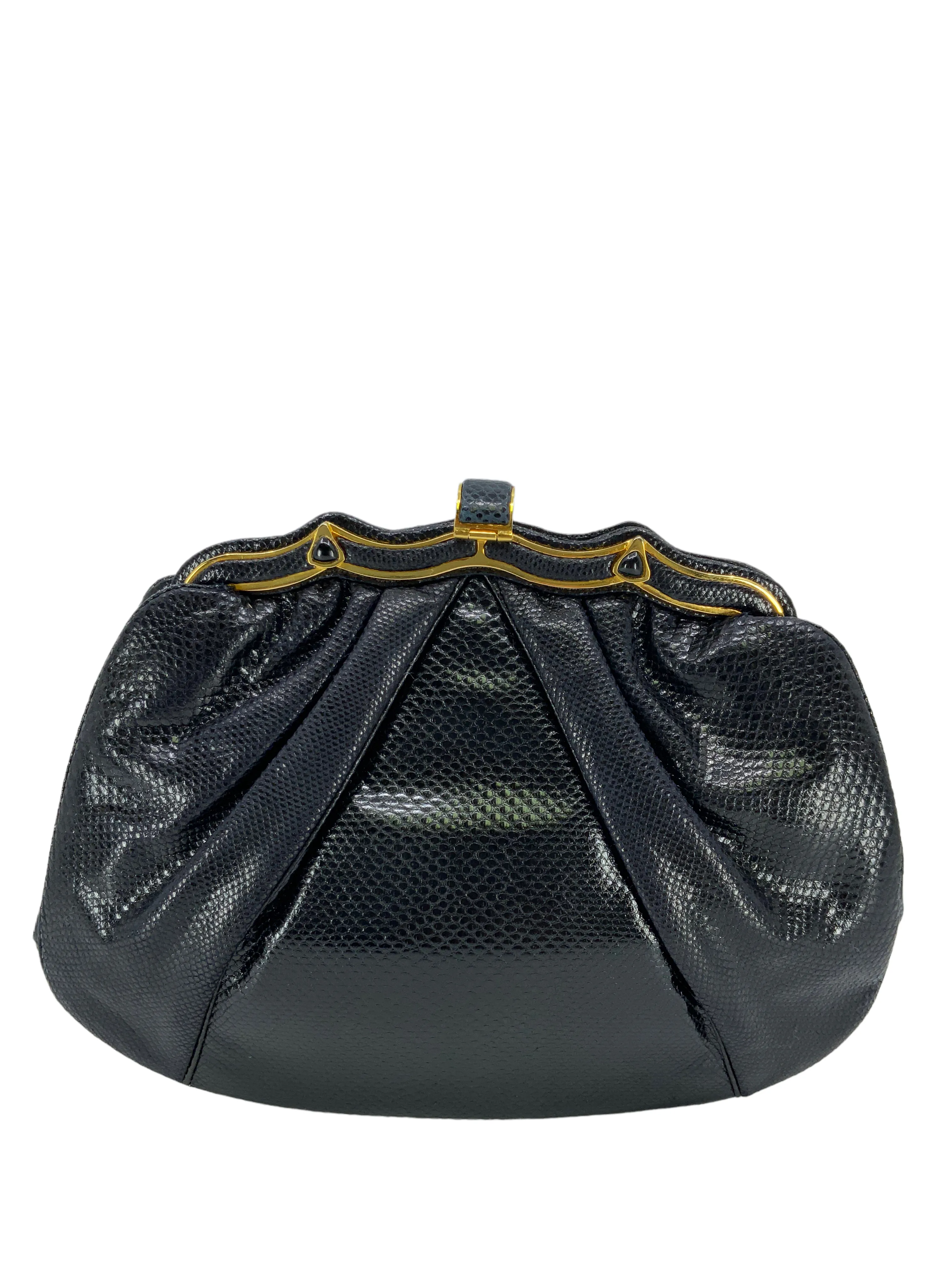 Judith Leiber Lizard Evening Bag Clutch