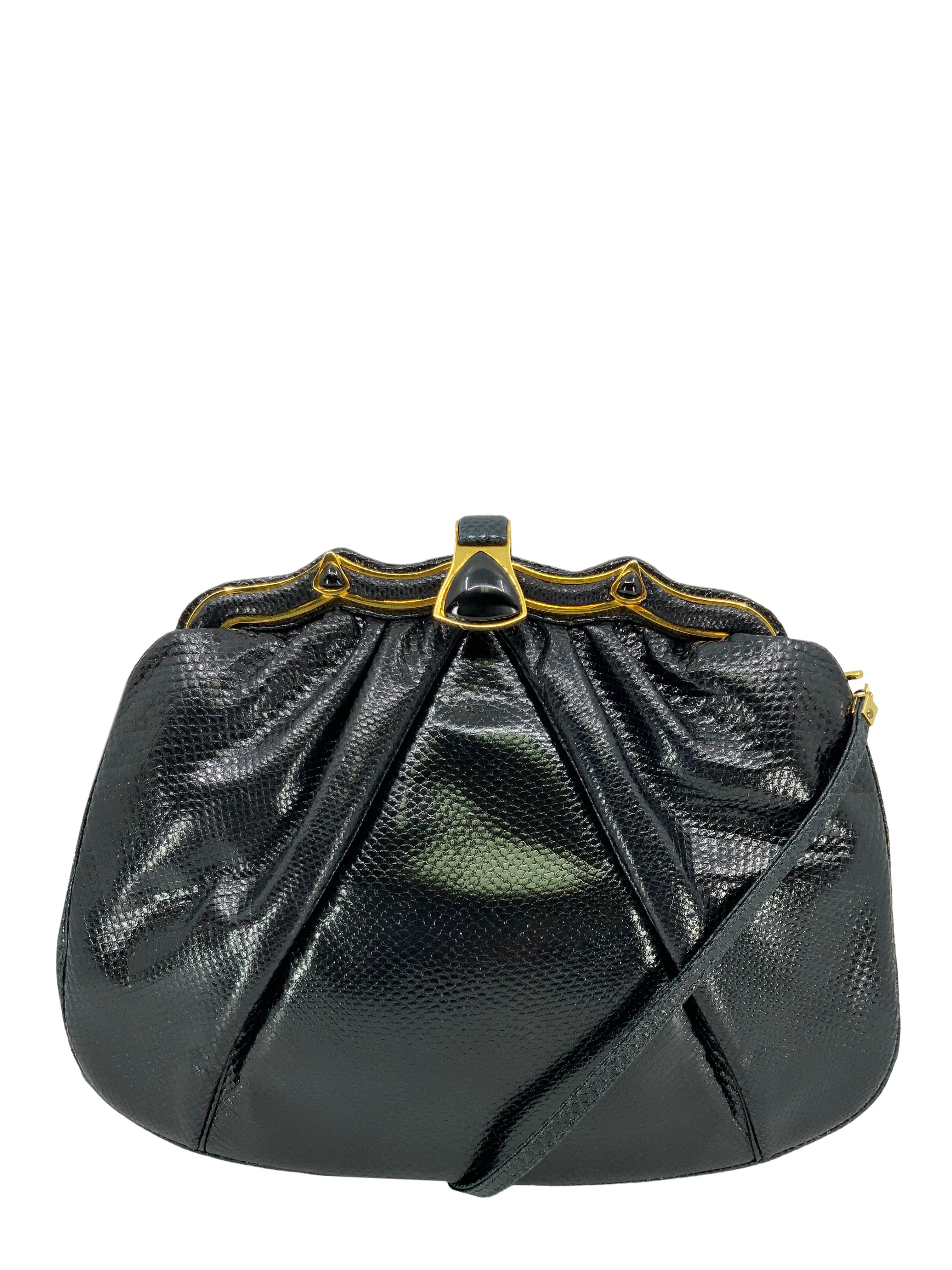 Judith Leiber Lizard Evening Bag Clutch