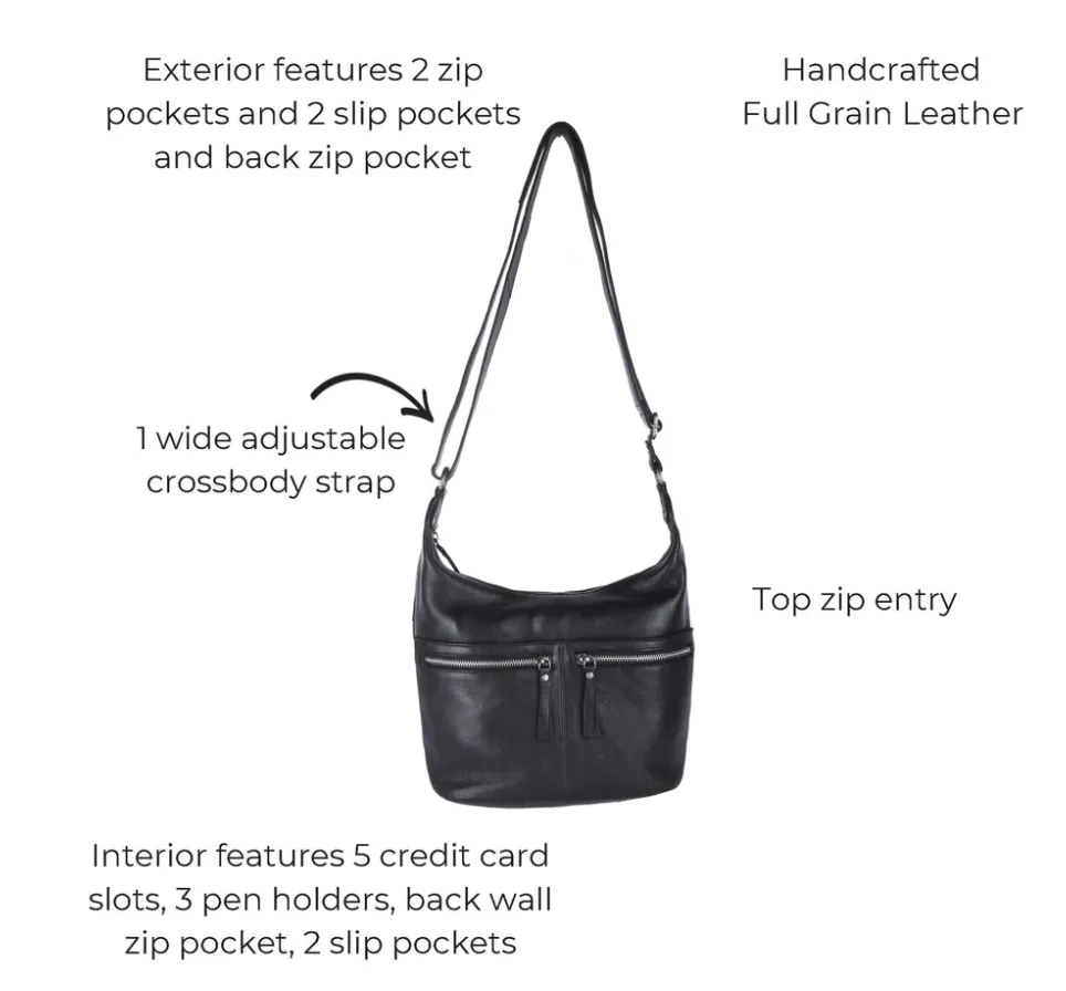 Latico leather purse, Gita crossbody/shoulder