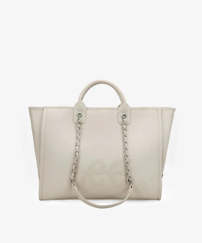 Lee Grain Leather Chain Shoulder Bag