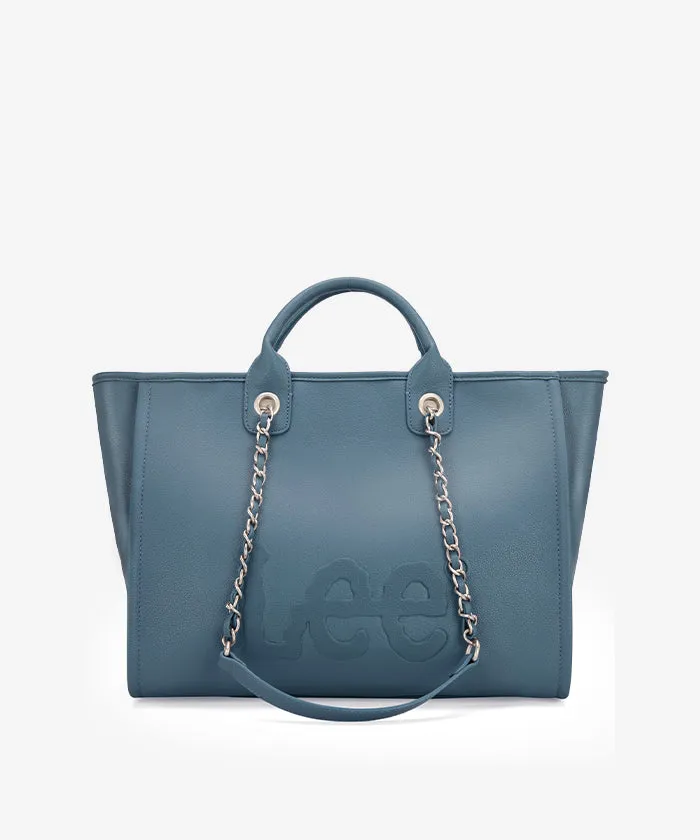 Lee Grain Leather Chain Shoulder Bag