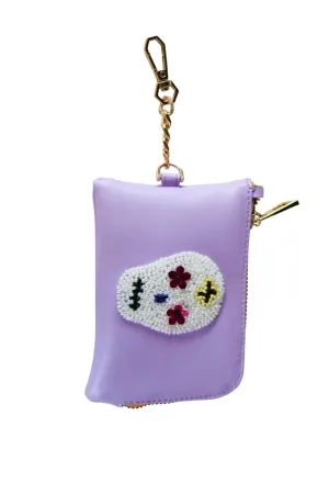 Lila Sugar Skull Purse in Cactus