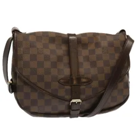 Louis Vuitton Saumur  Canvas Shoulder Bag (Pre-Owned)