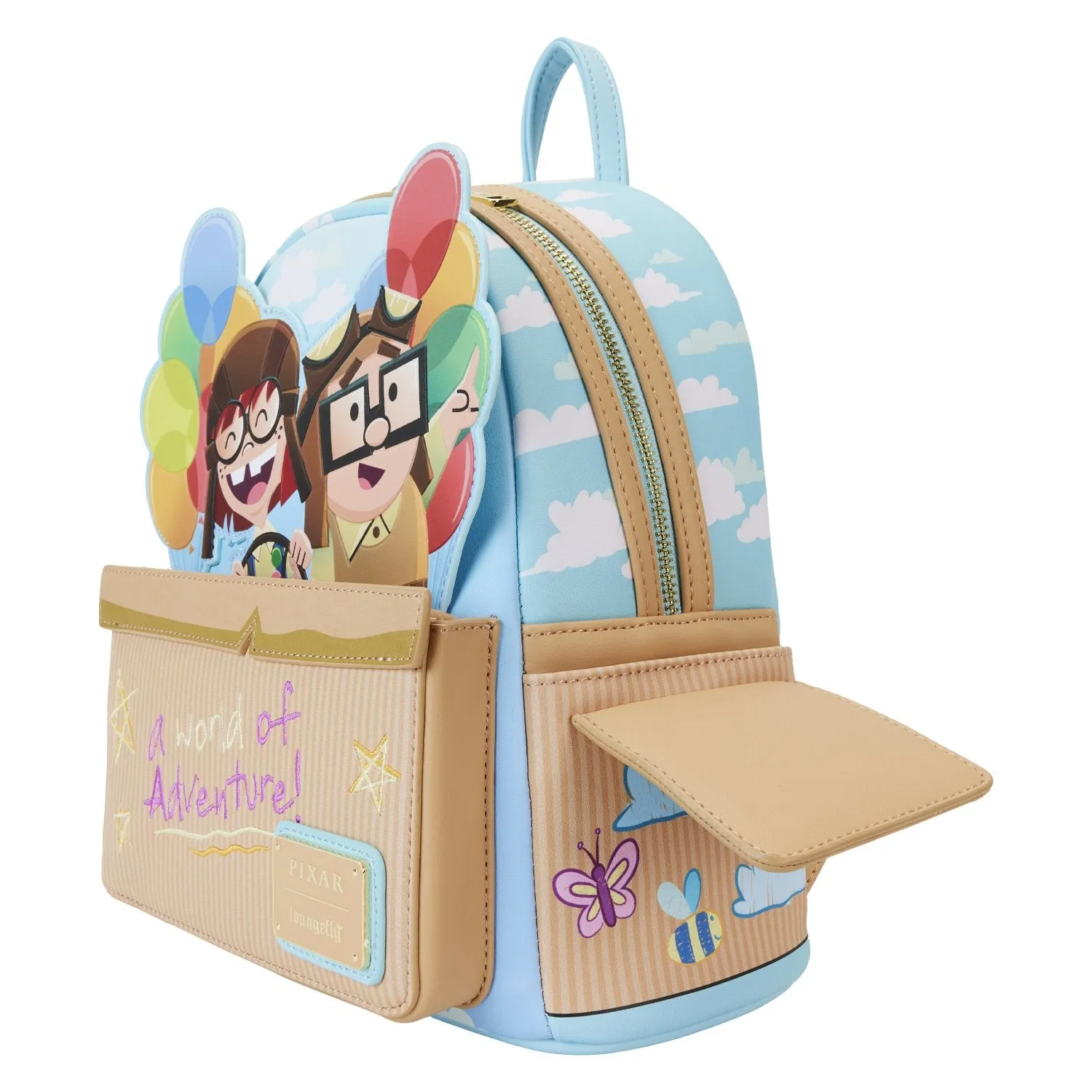 Loungefly Pixar Up 15th Anniversary Spirit of Adventure Mini Backpack - Preorder