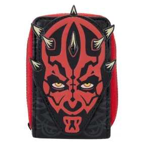 Loungefly Star Wars Phantom Menace 25th Anniversary Darth Maul Accordion Wallet