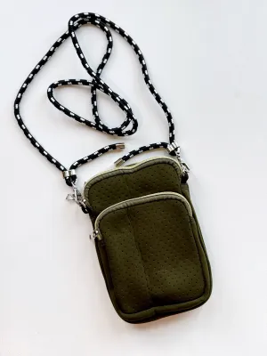 Lulu Phone Pouch - Olive Green