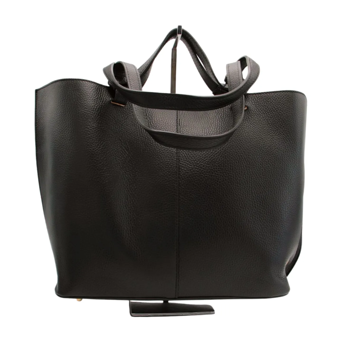 MARCO MOREO Black Leather Tote