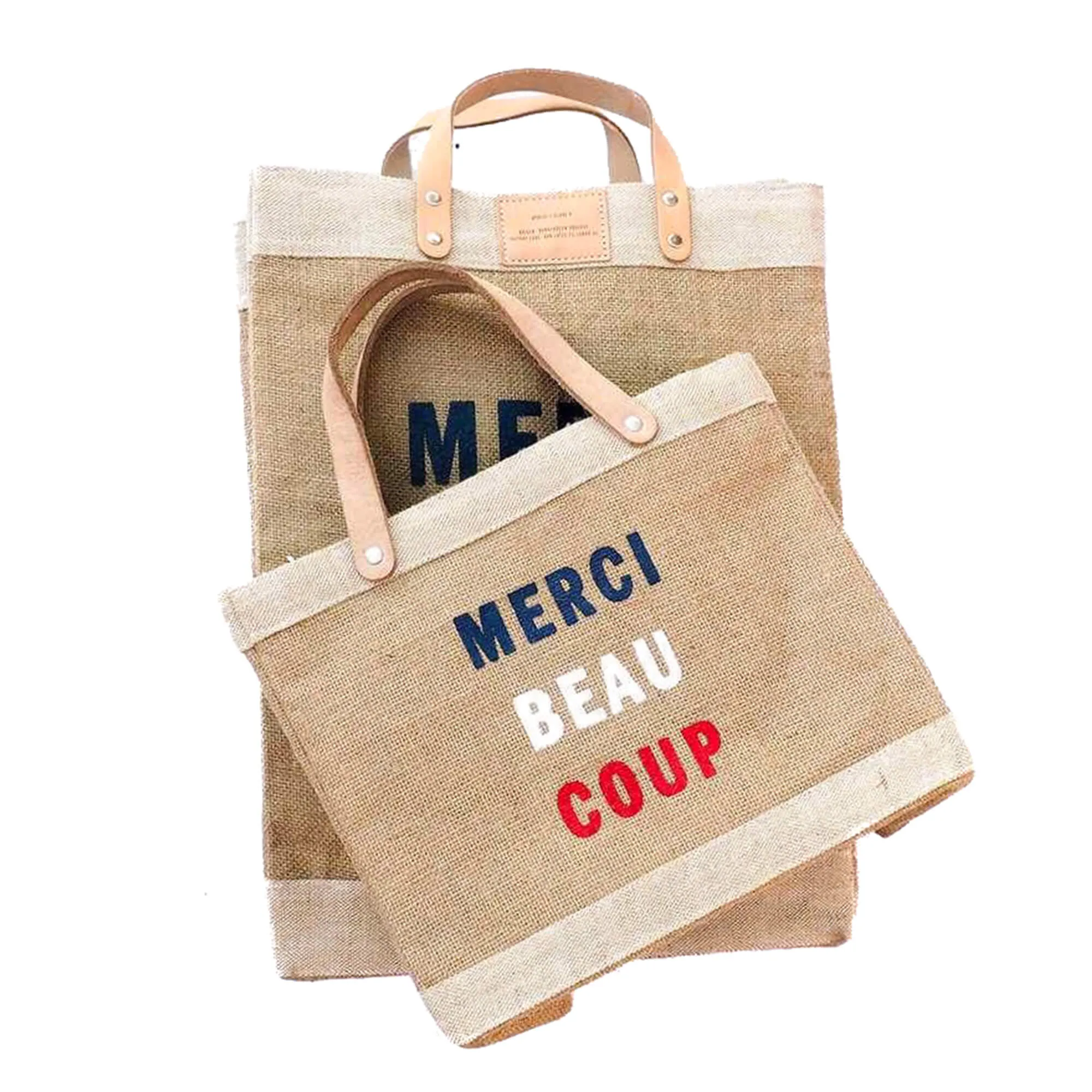 Market Bag in Natural for Clare V. “Merci Beau Coup”