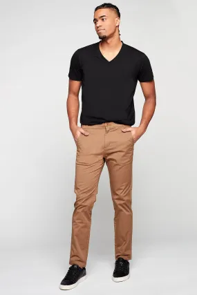 MARLEY - Slim Fit Chinos - Tobacco