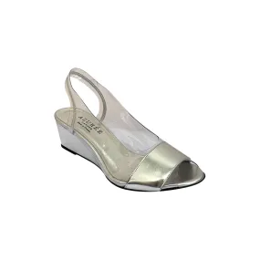 Novera Silver Lucite Wedge