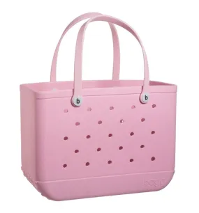 Original Bogg Bag blowing PINK bubbles