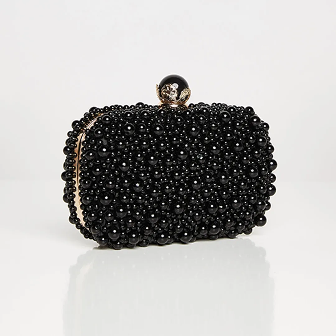 Pearl Beaded Clutch