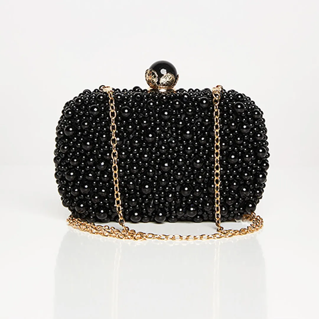 Pearl Beaded Clutch