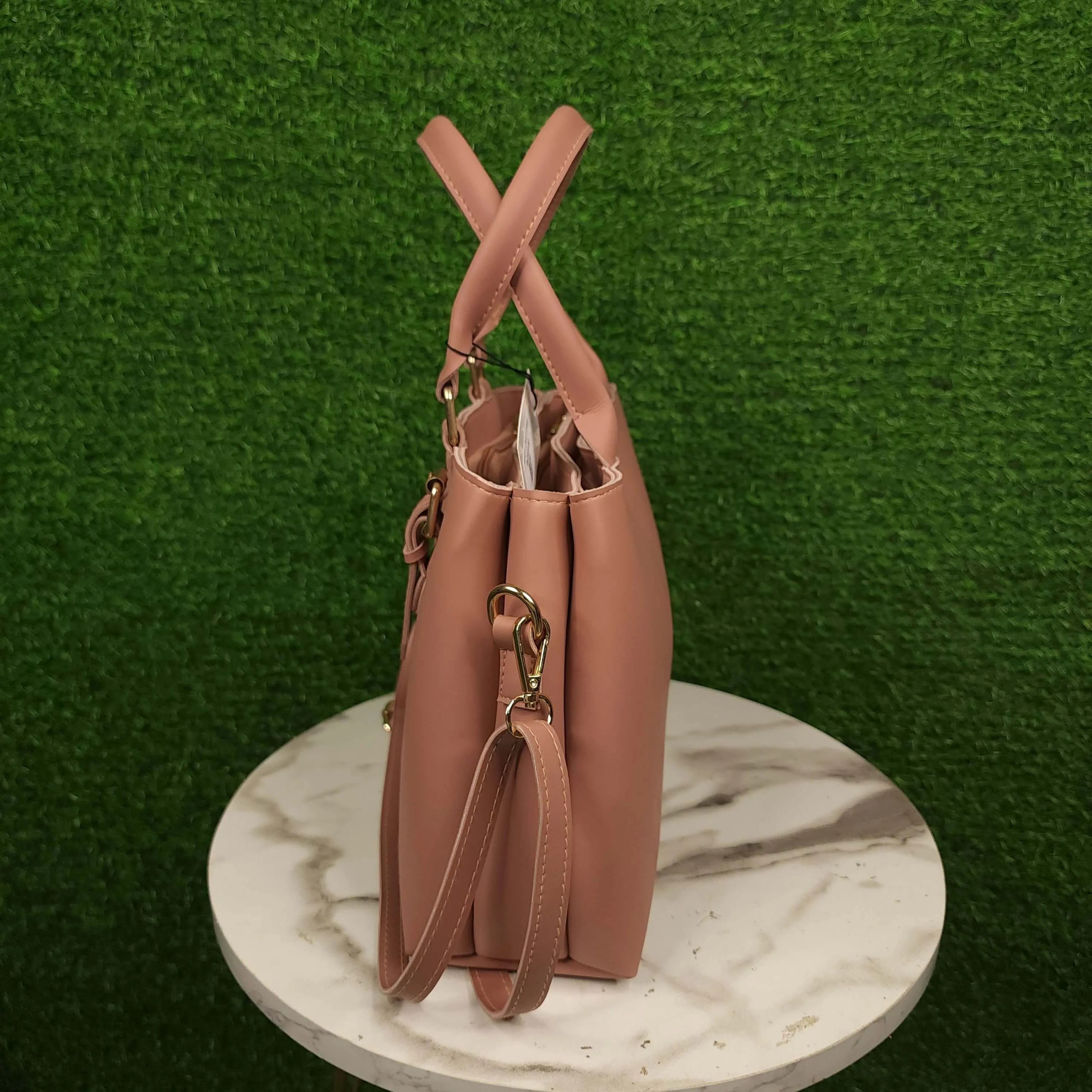 Pink Three Zip Handbags