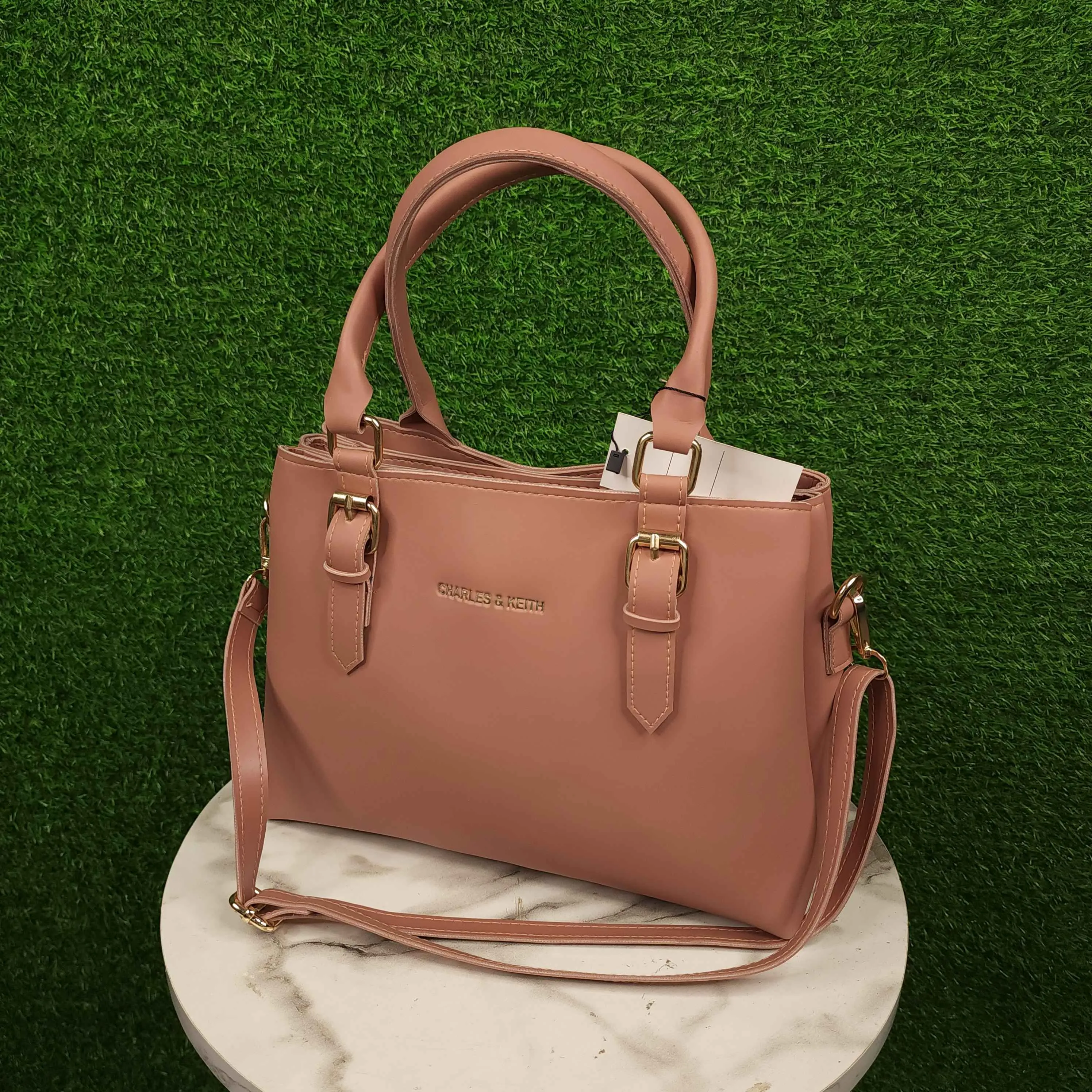 Pink Three Zip Handbags