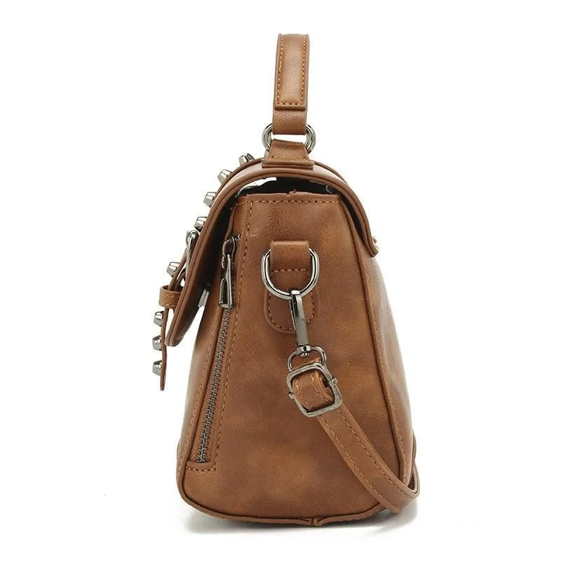 Pinned Leather Handbags